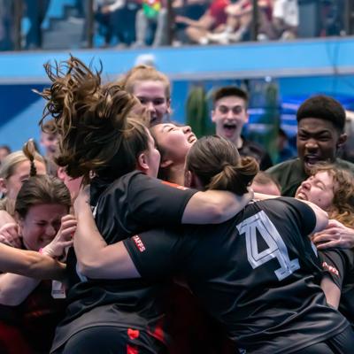 Staffs playing against Keele at Varsity 202