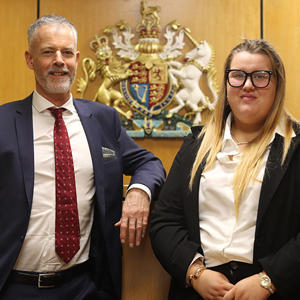 Peter Heath and Jessica Sample 